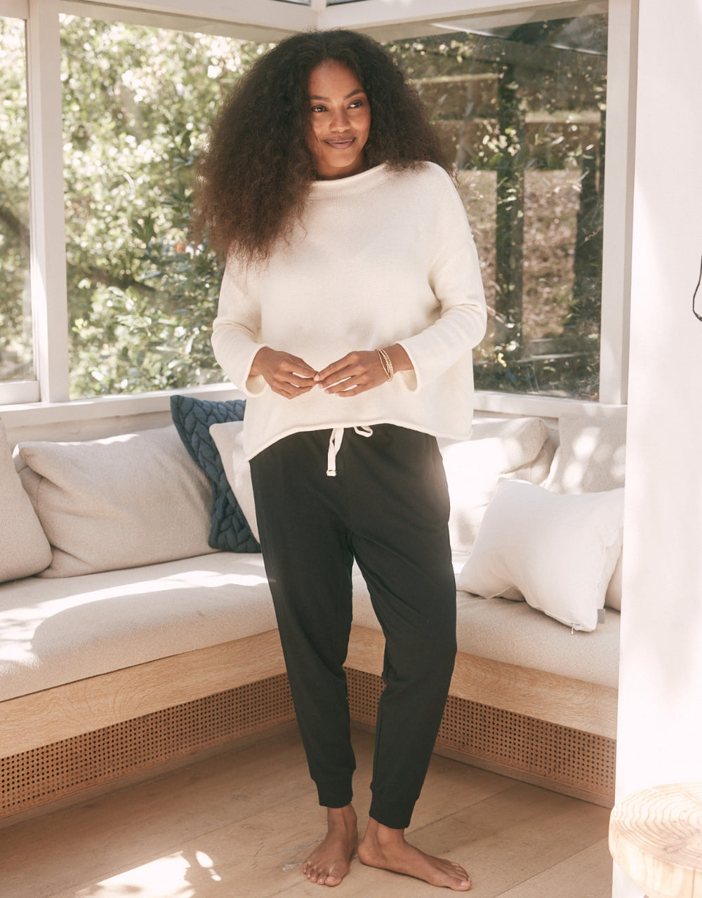 The Sunday Lounge Pant - Black