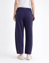 Barrel Leg Sweatpant - Navy