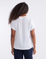 Drape Tee - White