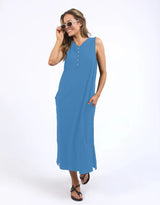 Elysian Dress - Azure Blue