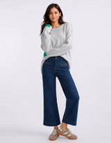 Freya Plait Pocket Jean - Palisade Blue
