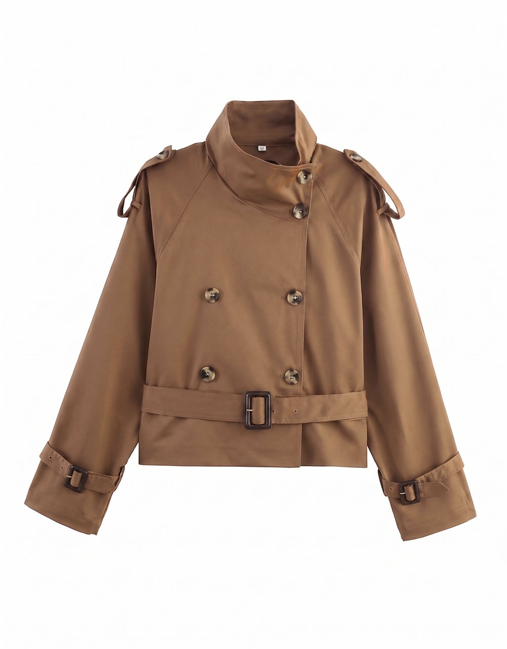 Georgie Trench Jacket - Choc