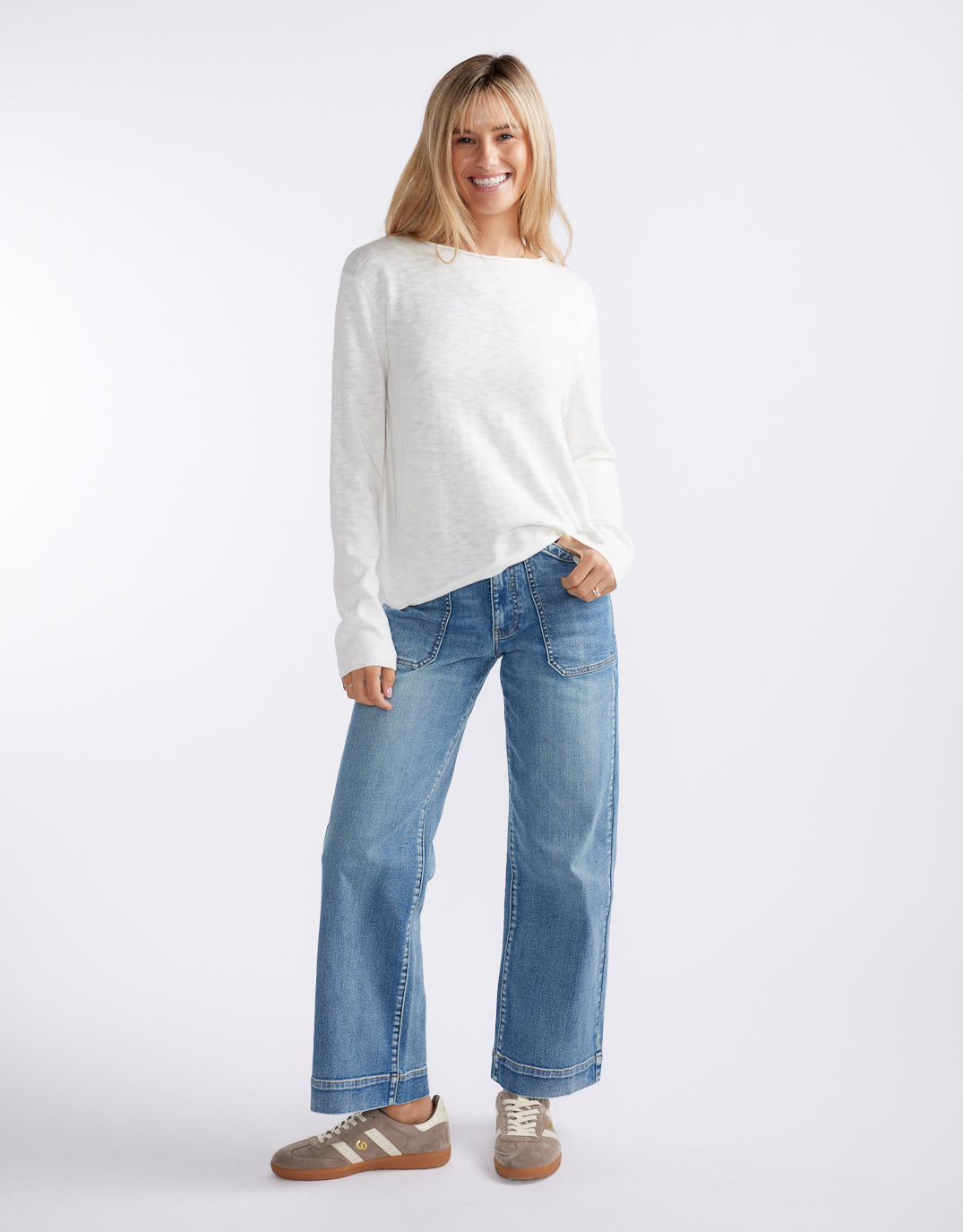 Harper Sweater - White