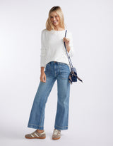 Harper Sweater - White