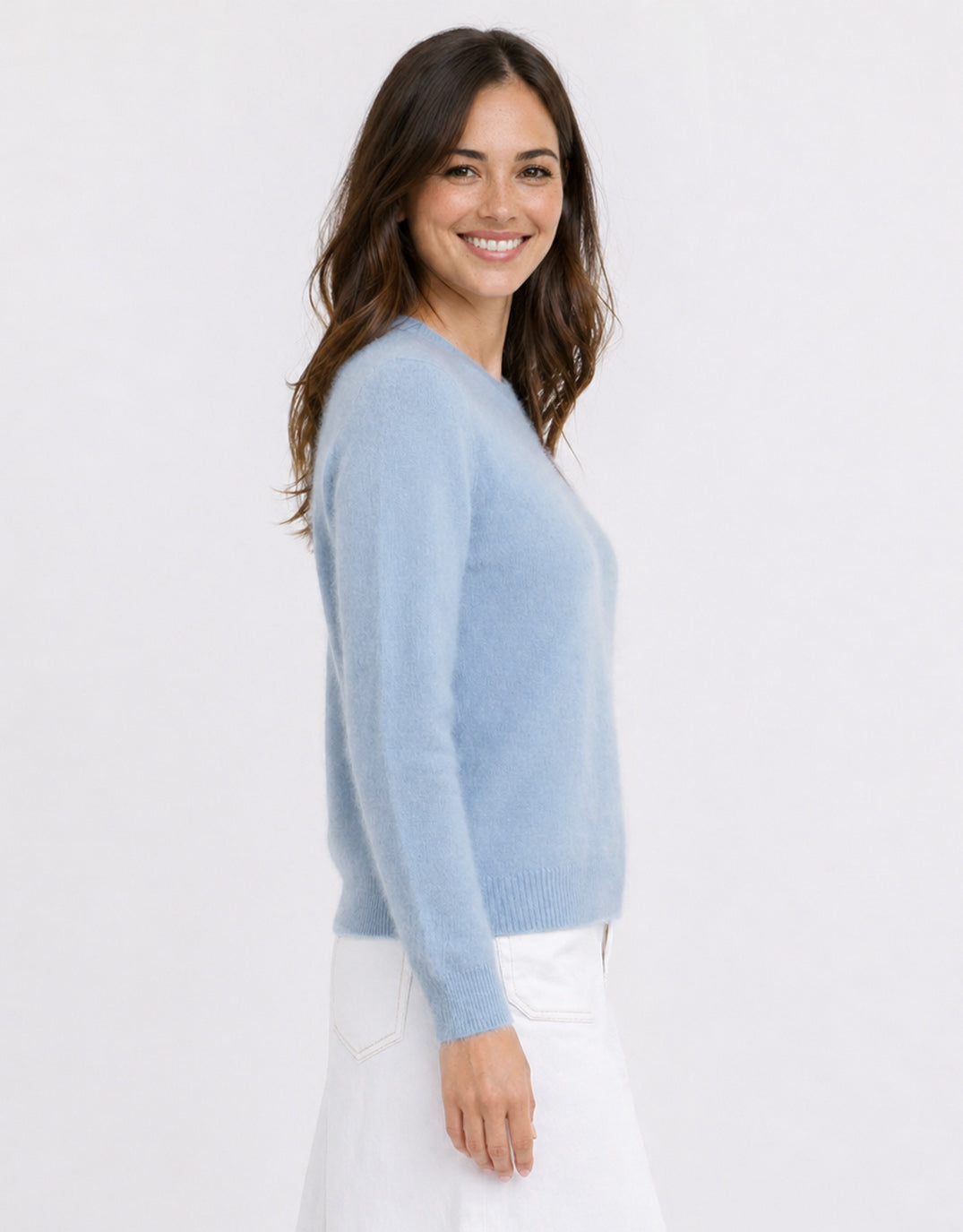 Kendell Crew Knit - Blue