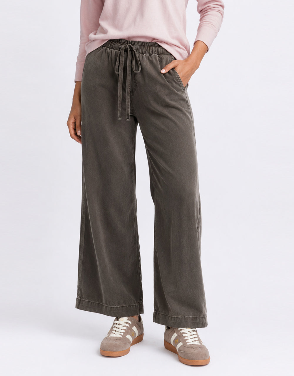 Lucia Tencel Denim Jean - Khaki