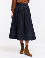 Marion Skirt - Dark Denim
