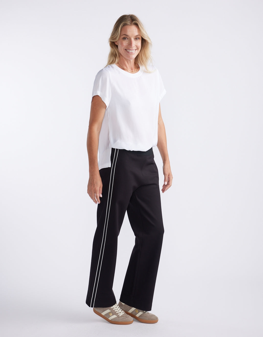 Timeless Straight Leg Ponte Pant - French Tape