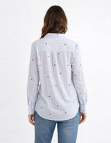 Reid Shirt - Blue Bow Stripe