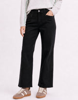 Sophia Cropped Stretch Jean - Black