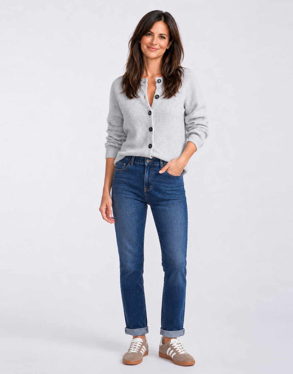 Stretch Mom Jean - Dark Blue