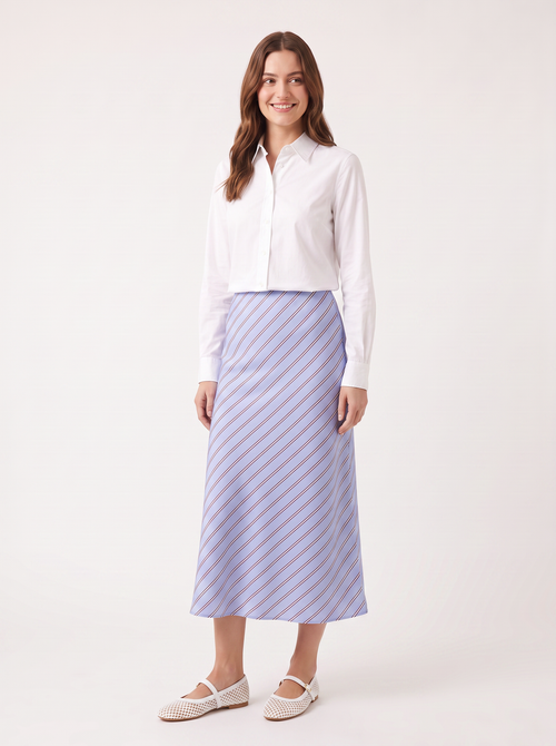 Alba Skirt - Cornflower Blue
