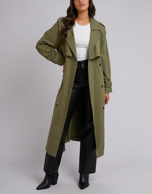 All About Eve - Eve Trench Coat - Khaki - White & Co Living Jackets