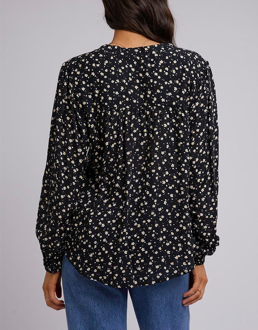 All About Eve - Lily Floral Shirt - Print - White & Co Living Tops