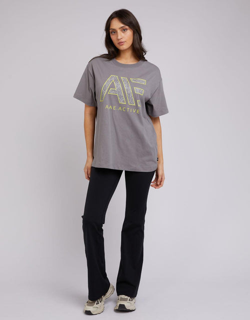 All About Eve - Parker Active Tee - Charcoal - paulaglazebrook Tops
