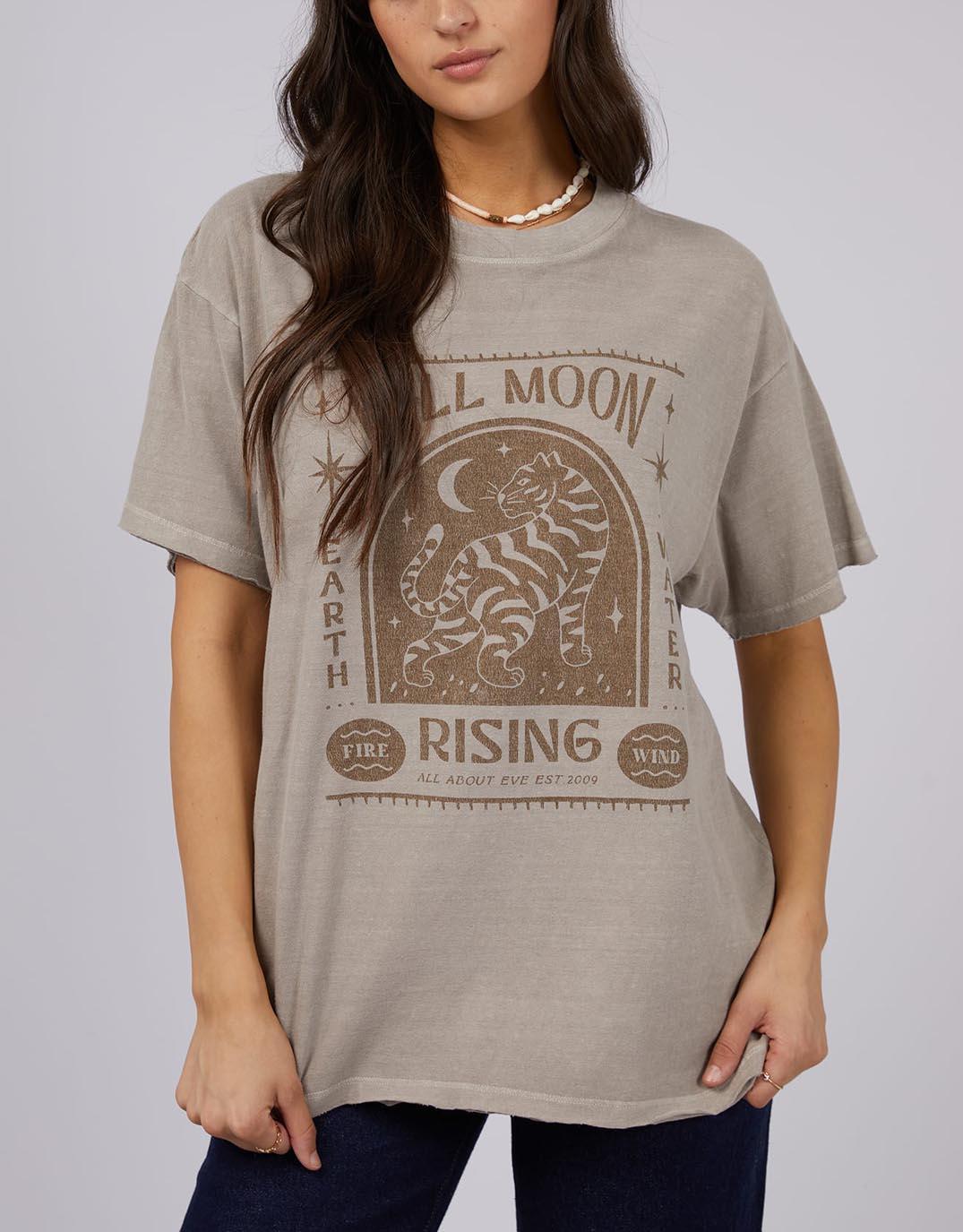 All About Eve - Rising Tee - Grey - White & Co Living Tees & Tanks