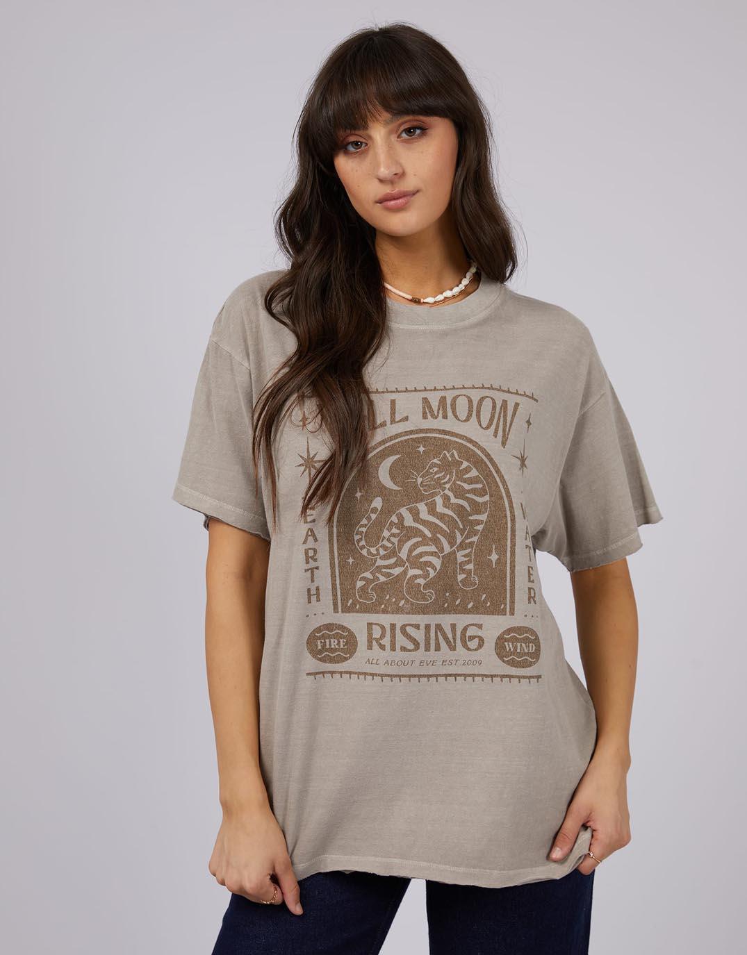 All About Eve - Rising Tee - Grey - White & Co Living Tees & Tanks
