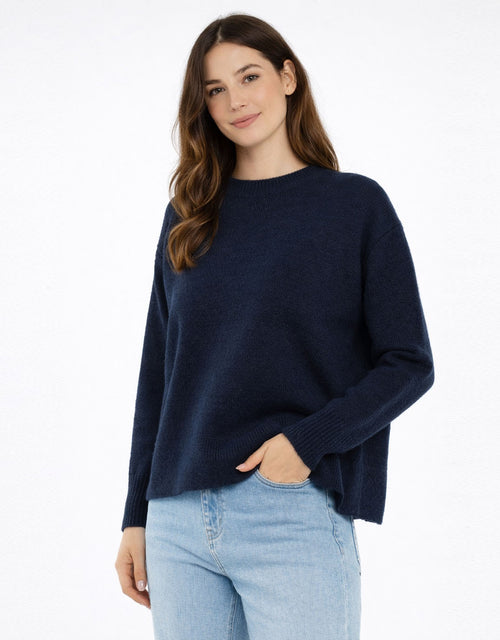 Camryn Knit Sweater - Navy