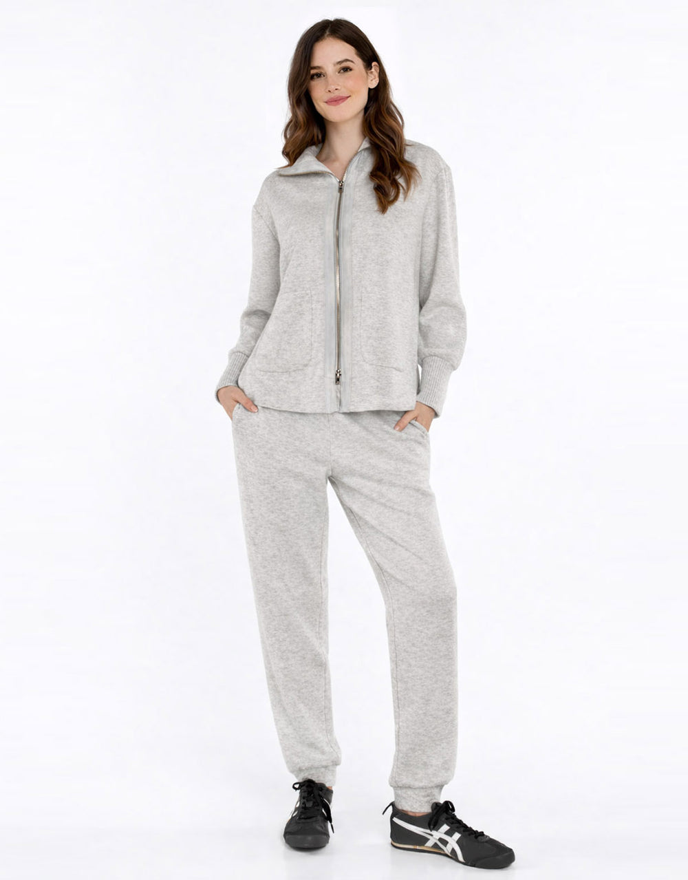 Sabina Trackpant - Grey Marle