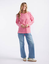 betty-basics-taylor-tee-pink-red-stripe-womens-clothing