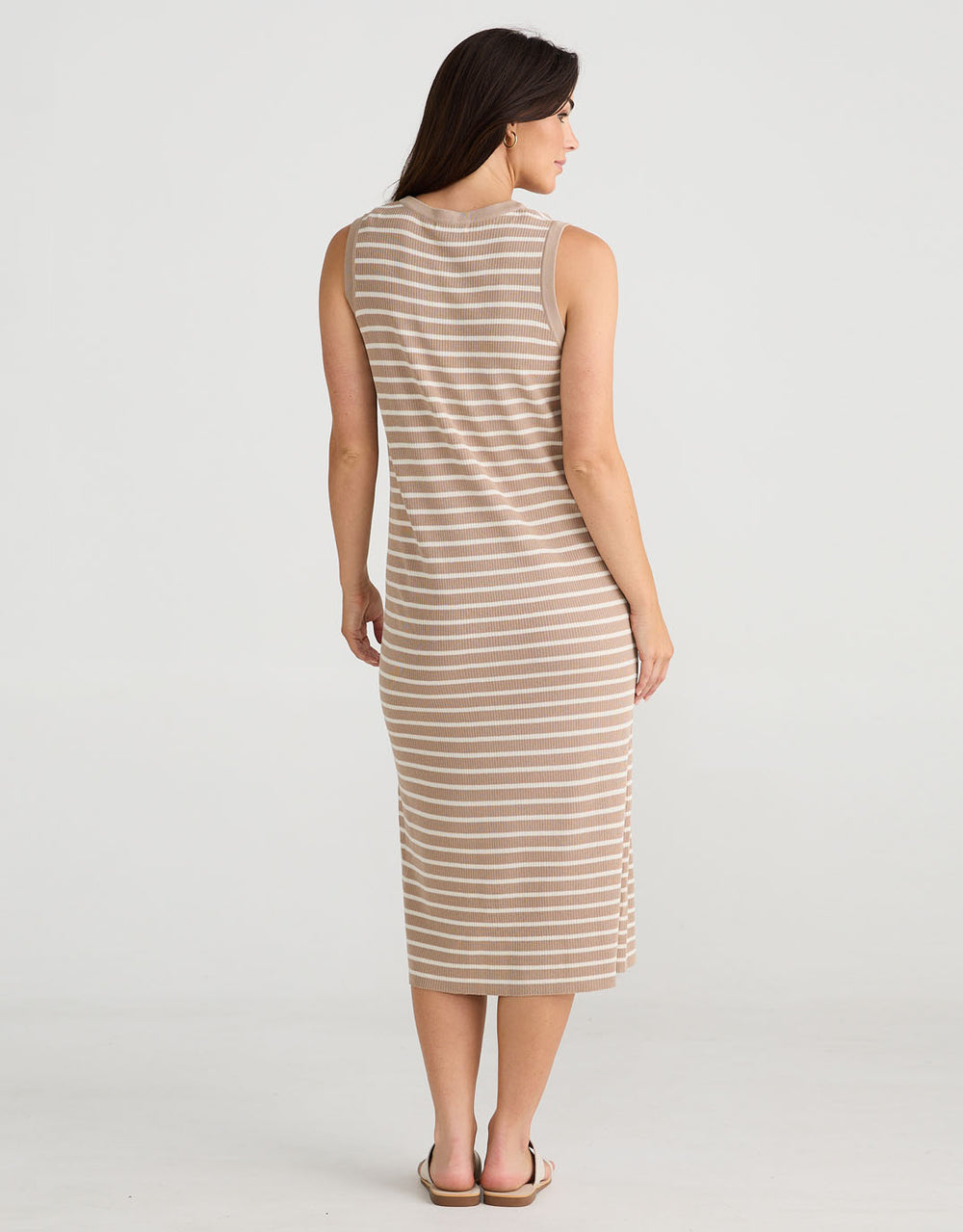 brave-true-squad-midi-dress-taupe-ecru-womens-clothing