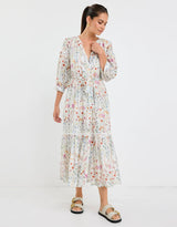 by-rosa-wisdom-balloon-sleeve-midi-shirt-dress-cream-floral-womens-clothing