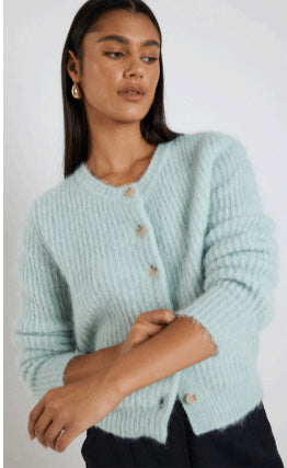 Compound Cardigan - Seafoam