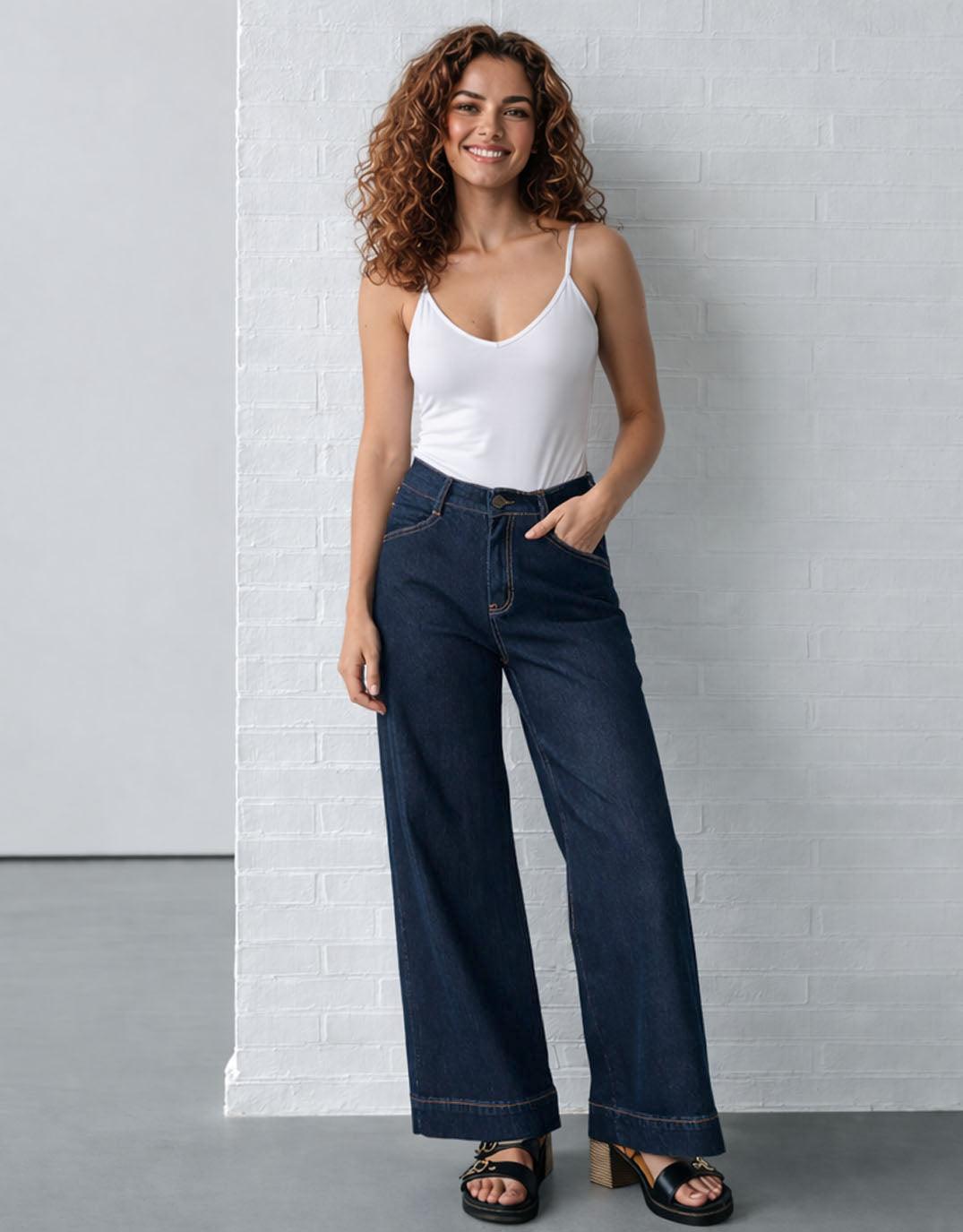 Ellery Stretch Straight Leg Jeans - Indigo Wash