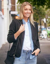 Timeless Ponte Blazer - Black