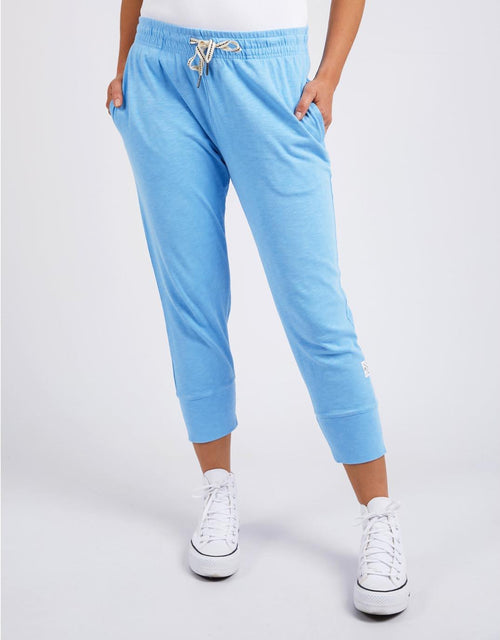 Elm - 3/4 Brunch Pants - Azure Blue - White & Co Living Pants
