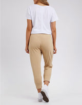 Elm - 3/4 Brunch Pants - Irish Cream - White & Co Living Pants