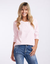 elm-annie-3-4-sleeve-tee-pink-lady-womens-clothing