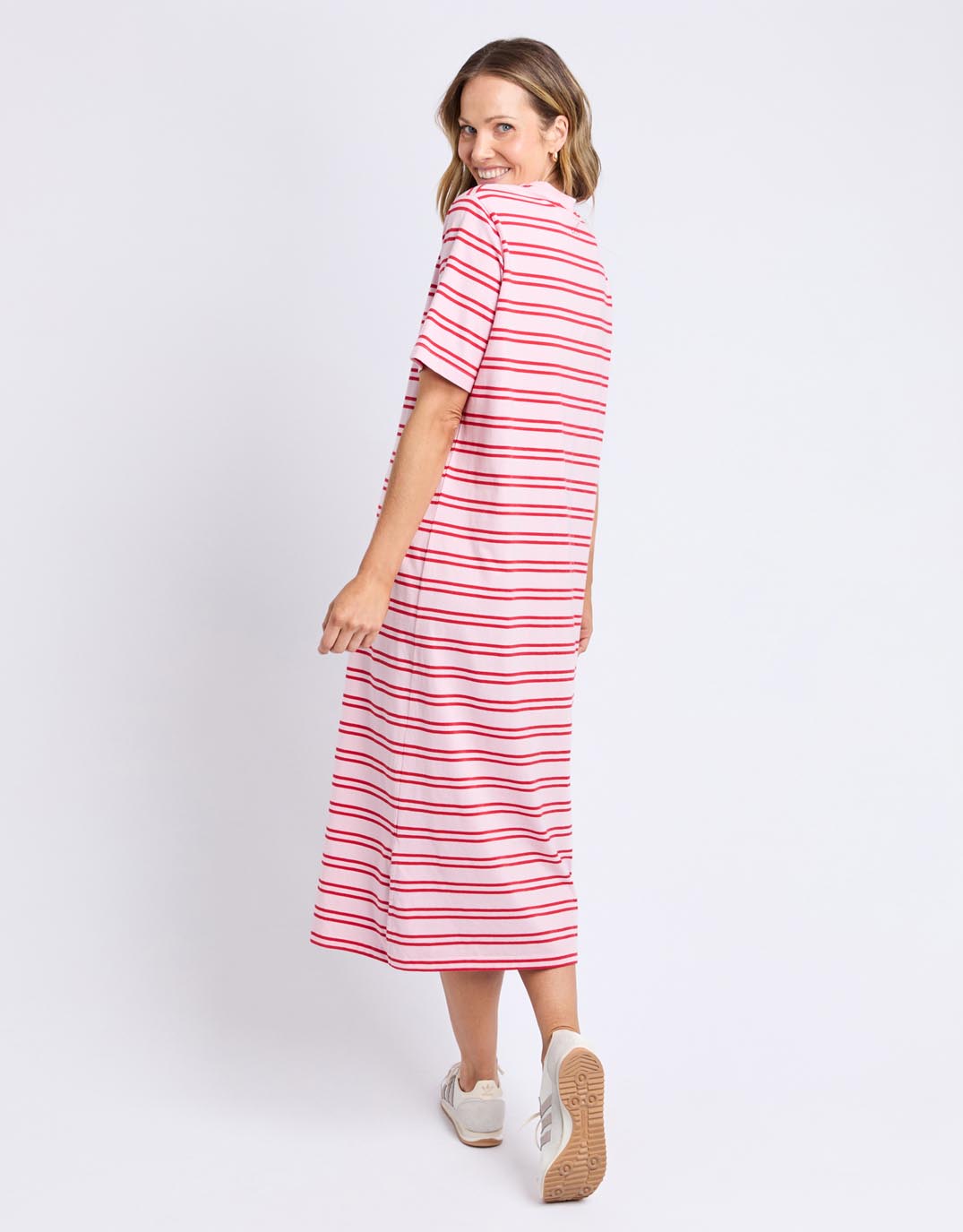 elm-bon-bon-dress-red-and-pink-stripe-womens-clothing