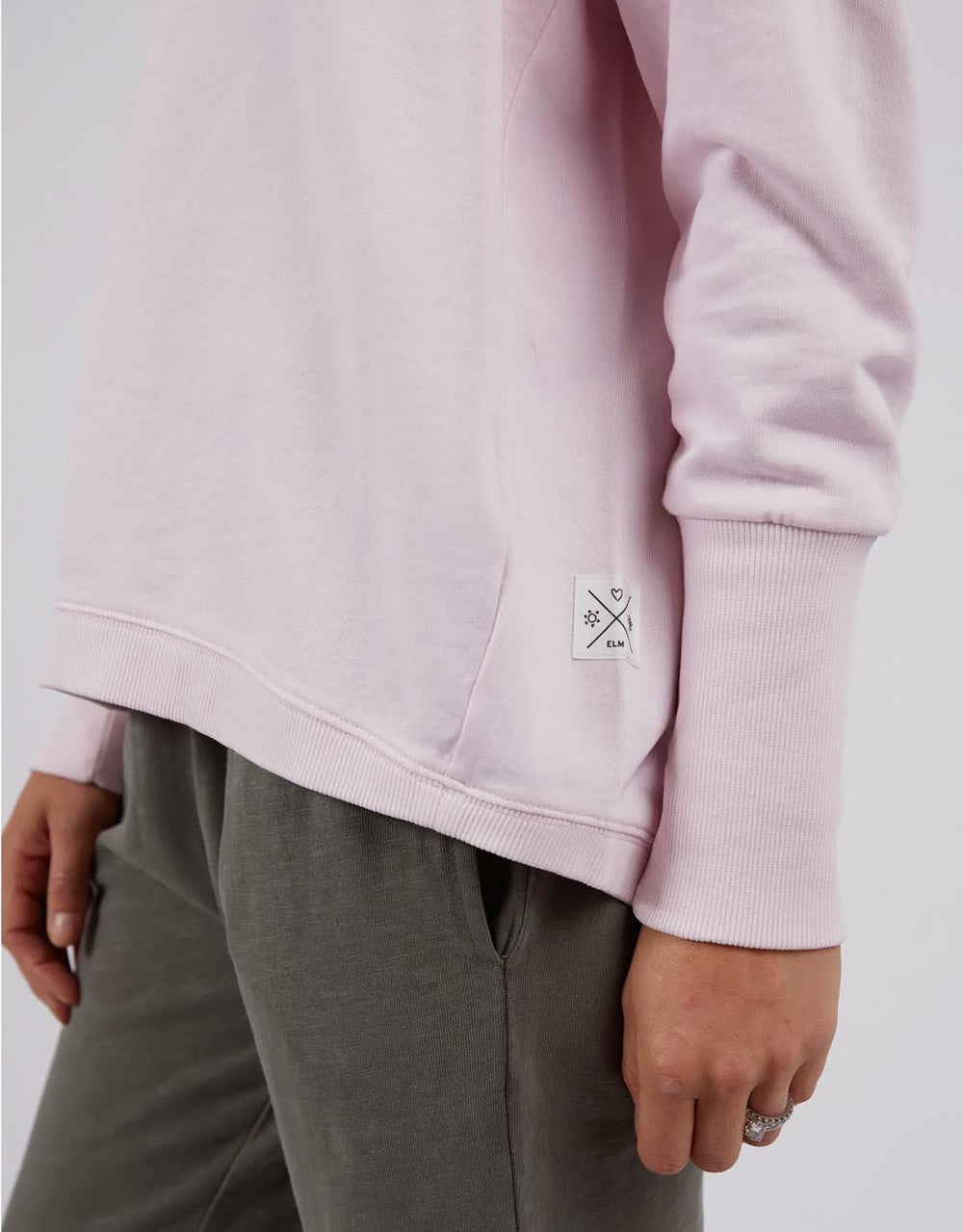 Elm - Divine Crew - Powder Pink - White & Co Living Jumpers