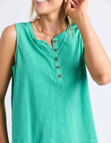 elm-elysian-tank-gumdrop-green-womens-clothing