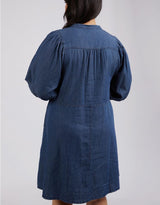Elm - Filippa Dress - Mid Blue Wash - White & Co Living Dresses