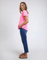 elm-fundamental-vee-tee-neon-pink-womens-clothing