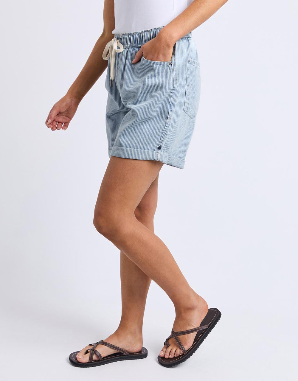 elm-holly-stripe-short-blue-white-stripe-womens-clothing