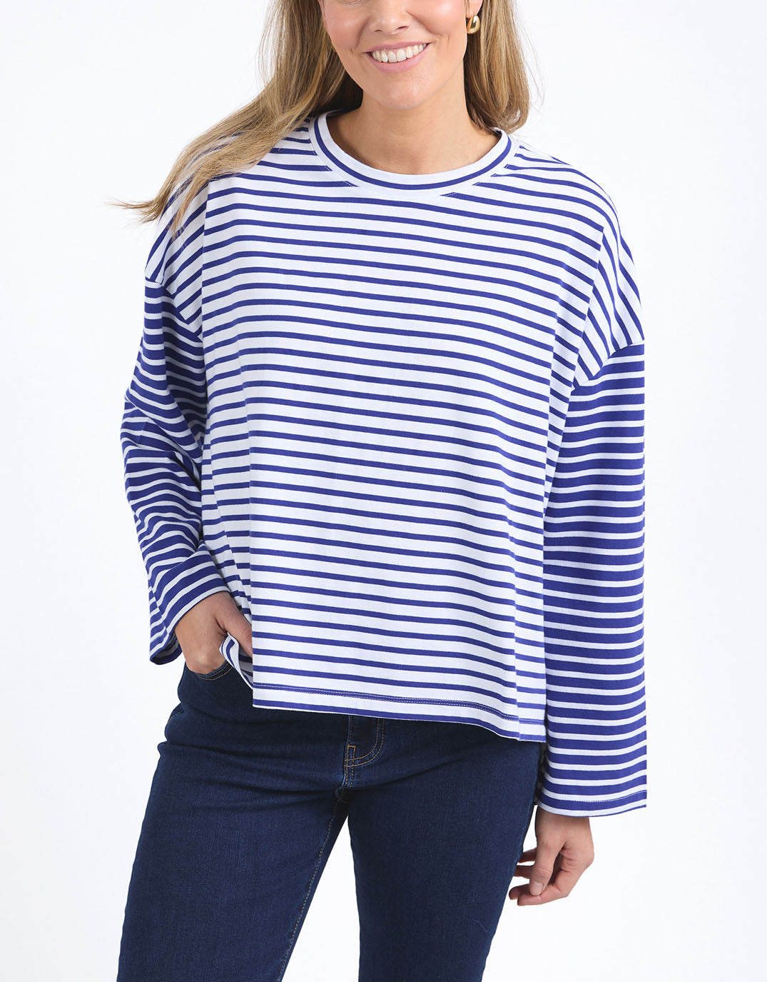 elm-koki-sweat-deep-blue-womens-clothing