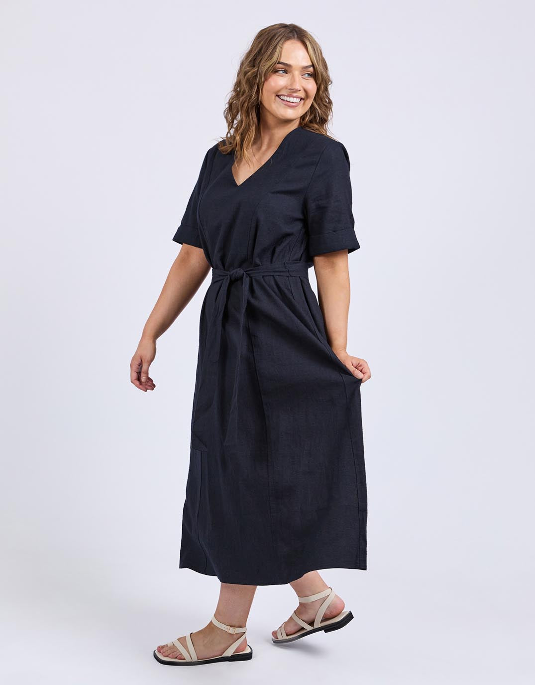 elm-lily-midi-dress-dark-sapphire-womens-clothing