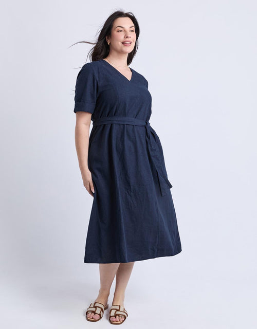 elm-lily-midi-dress-dark-sapphire-womens-clothing