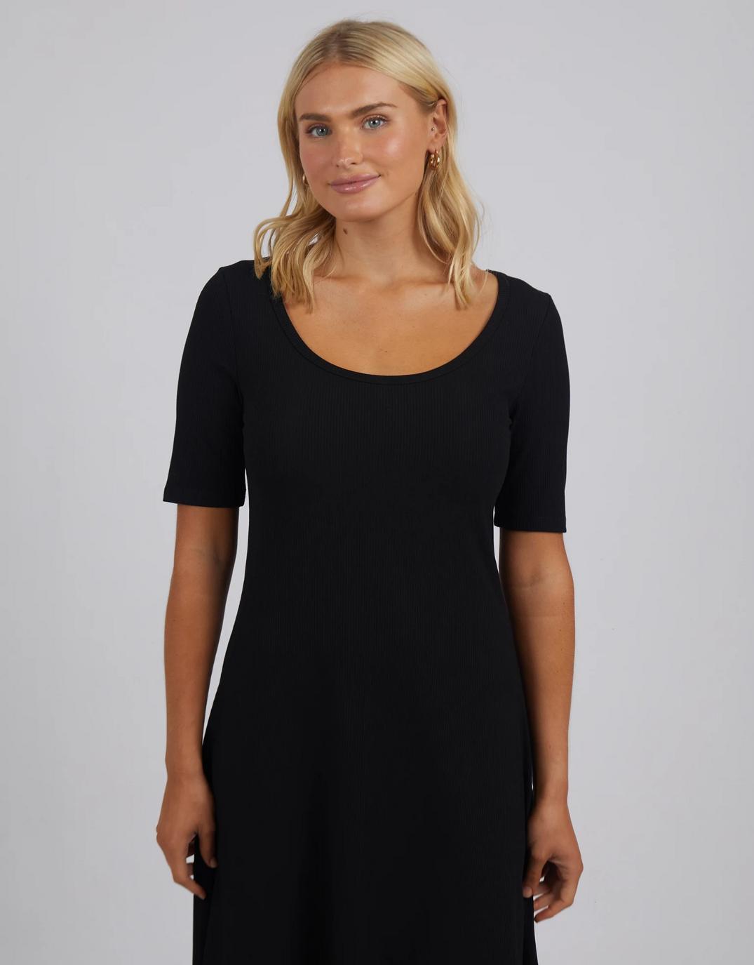 elm-marguerite-dress-black-womens-clothing