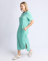 elm-merry-tee-dress-gumdrop-green-white-stripe-vintage-blue-womens-clothing