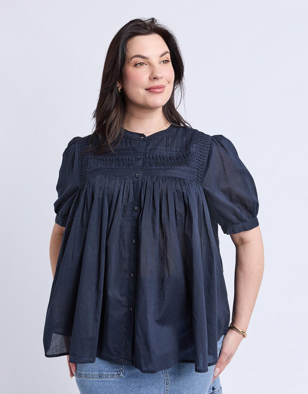 elm-monty-short-sleeve-shirt-navy-womens-clothing