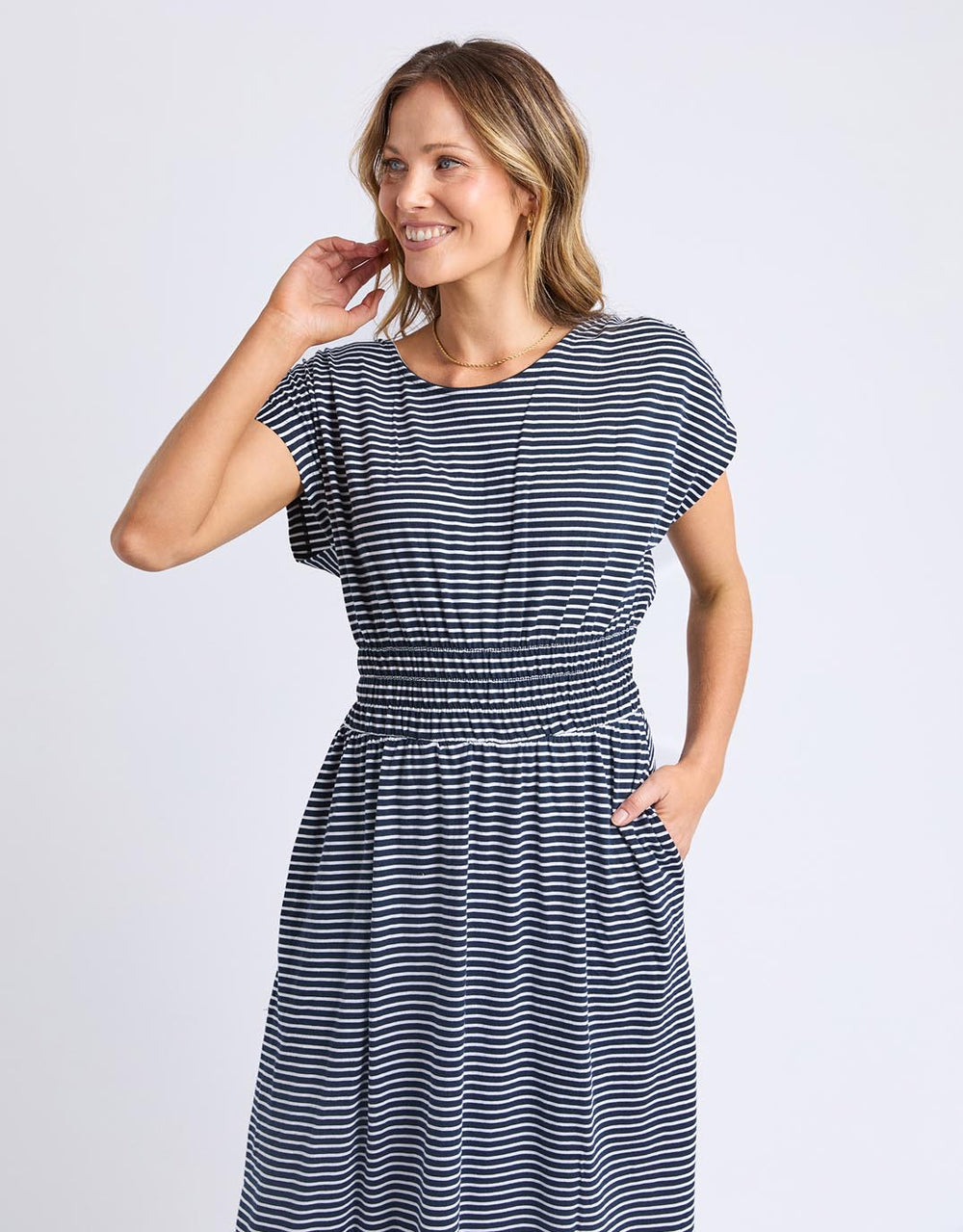 elm-nelle-dress-navy-white-stripe-womens-clothing