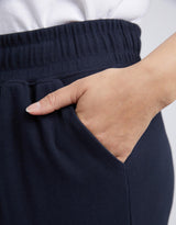 Rib Midi Skirt - Dark Sapphire