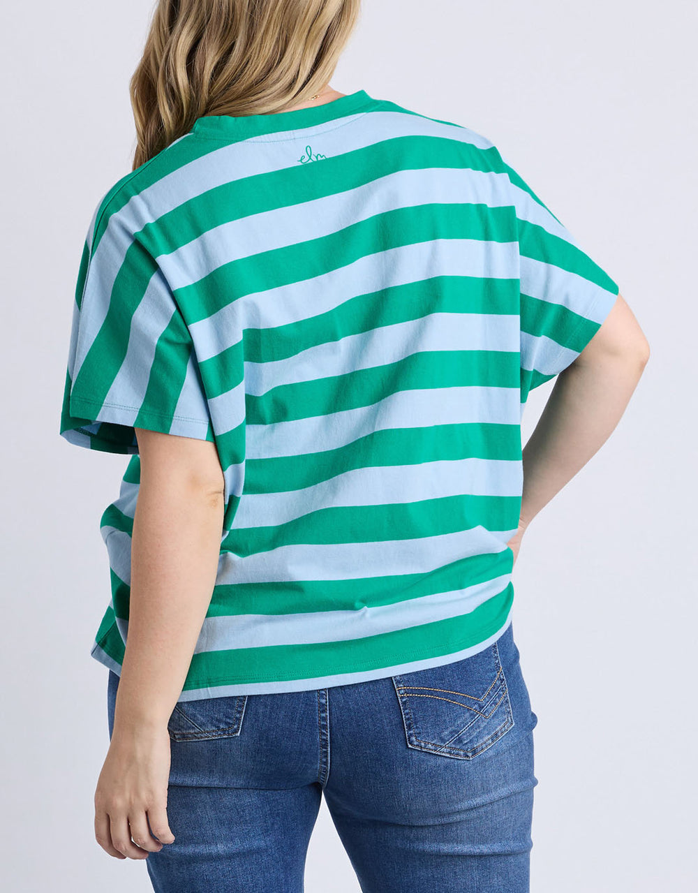 elm-poet-tee-green-blue-stripe-womens-clothing