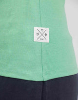 White & Co. | Elm Clothing | Rib Crew Tank - Meadow | Women's Tank Top