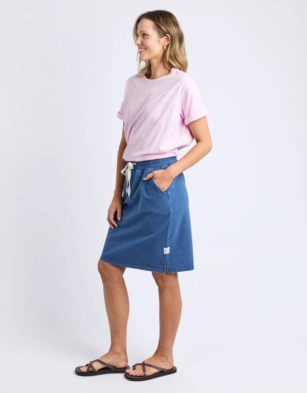 elm-rickety-skirt-blue-denim-look-womens-clothing