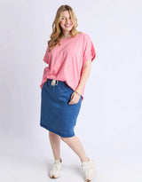 Rickety Skirt - Blue Denim Look